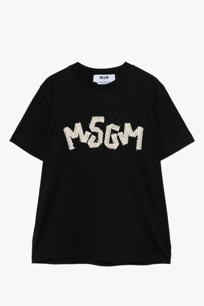 T-shirt Logo Donna Nero