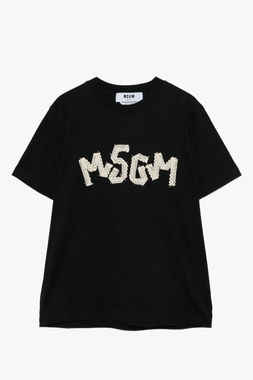 T-shirt Logo Donna Nero