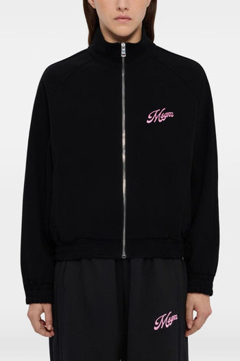 Felpa Zip Donna Nero - 5