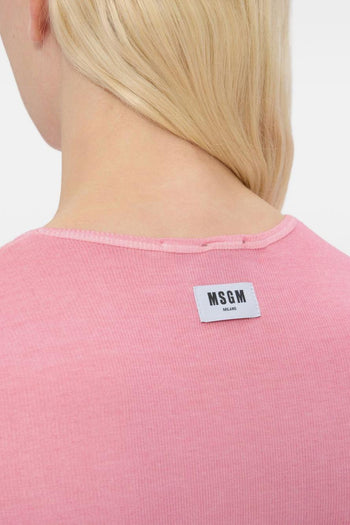 T-shirt Essenziale Donna Rosa - 4
