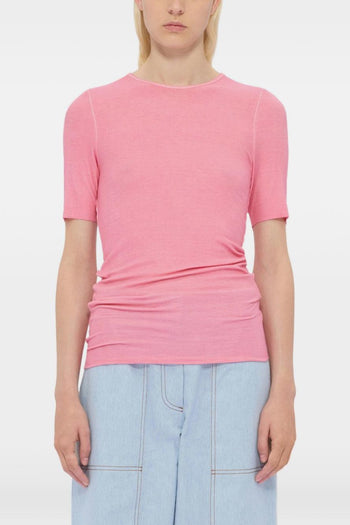 T-shirt Essenziale Donna Rosa - 5
