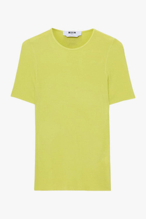 T-shirt Essenziale Donna Giallo