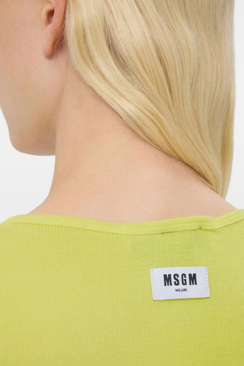 T-shirt Essenziale Donna Giallo - 2