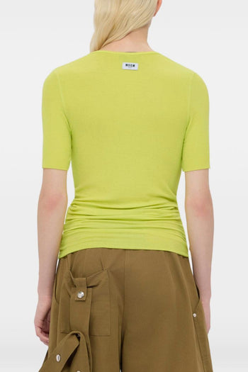 T-shirt Essenziale Donna Giallo - 3