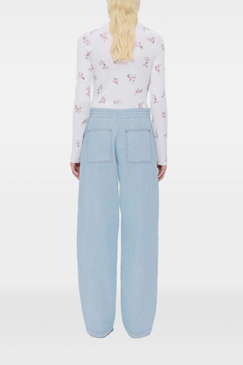 Pantalone Denim Donna Blu - 2