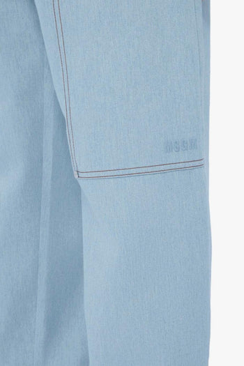 Pantalone Denim Donna Blu - 3