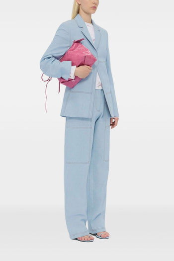Pantalone Denim Donna Blu - 4