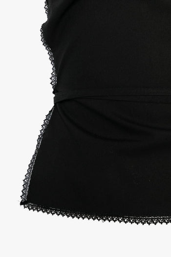Top Senza Spalline Donna Nero - 2
