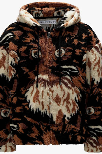 J.w.anderson Giacca Marrone Uomo Teddy - 4