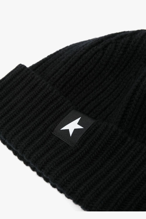 Cappellino Nero Uomo Patch Stella - 2