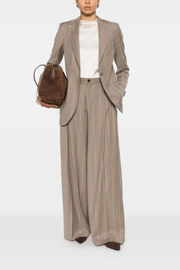 Pantaloni Beige Donna - 4