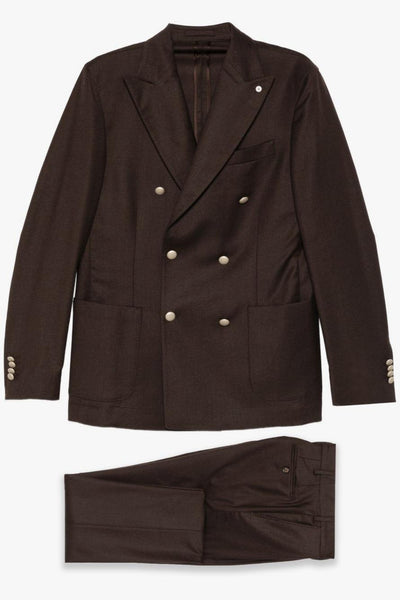 Abito Marrone Uomo