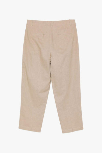 New York Pantalone Pince Uomo Beige - 2