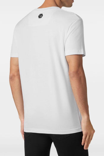 T-shirt Bianco Uomo Logo 3D - 3