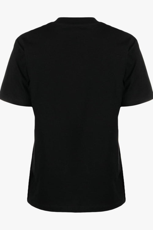 T-shirt Nero Donna Tasca Patch Logo - 2