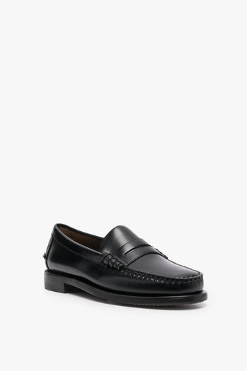 Scarpa Nero Uomo Mocassino Penny - 2