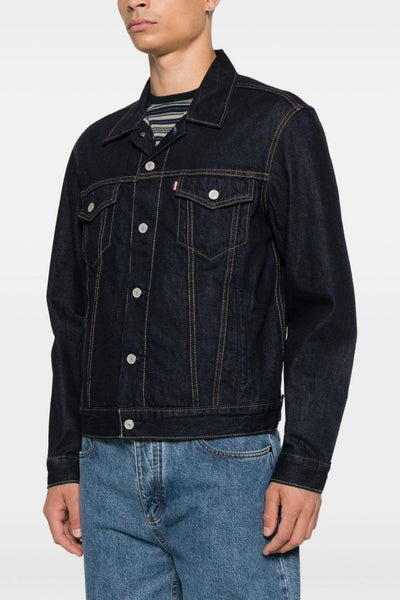 Giacca Blu Uomo Trucker