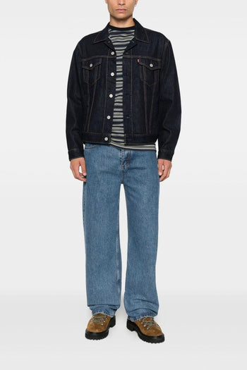 Giacca Blu Uomo Trucker - 2