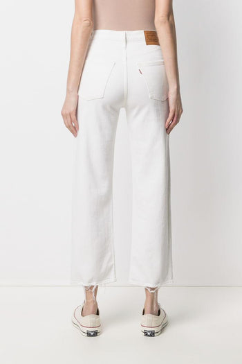 Jeans Blu Donna Ribcage Straight Alla Caviglia - 3