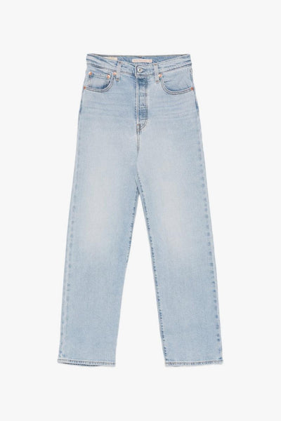 Jeans Blu Donna Ribcage Straight Ankle