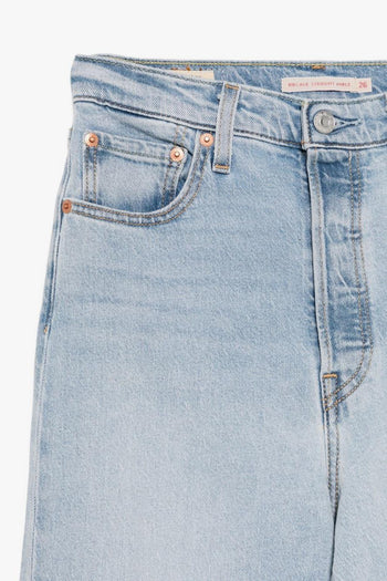 Jeans Blu Donna Ribcage Straight Ankle - 3