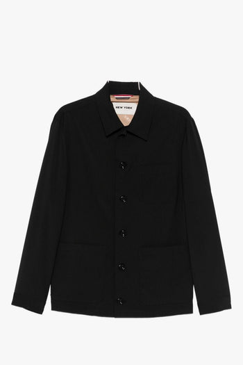 New York Camicia Tasche Applicate Uomo Blu - 5