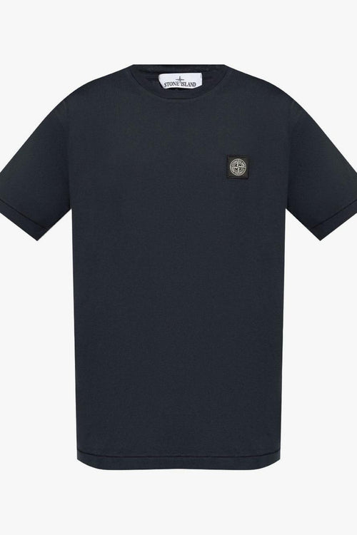 T-shirt Blu Uomo Micro Patch Logo