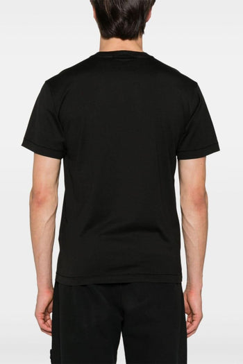 T-shirt Nero Uomo Micro Patch Logo - 4