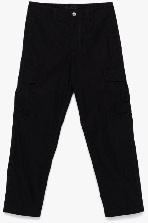 Pantalone Nero Uomo Cargo