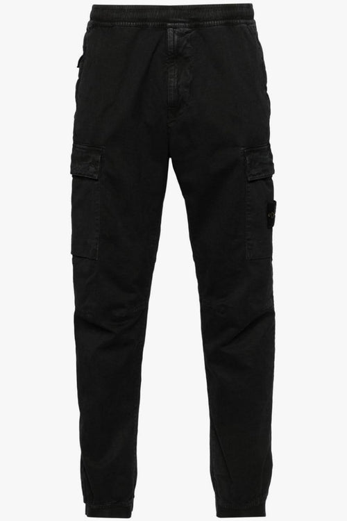 Jeans Nero Uomo Cargo