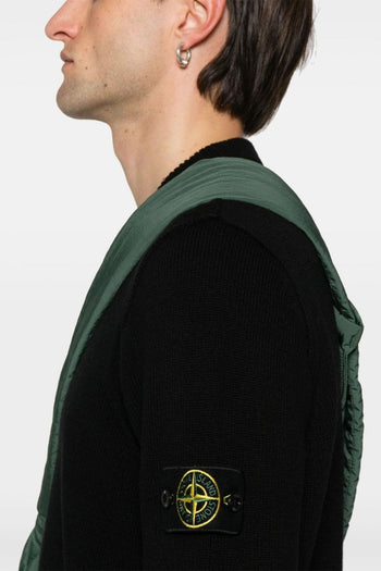 Maglia Nero Uomo Girocollo Patch Logo - 5