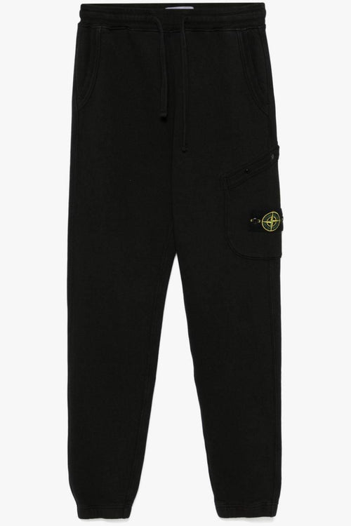 Felpa Pantalone Nero Uomo Etichetta Compass