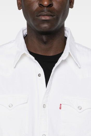 Camicia Bianco Uomo Western - 4
