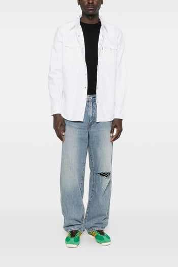 Camicia Bianco Uomo Western - 2