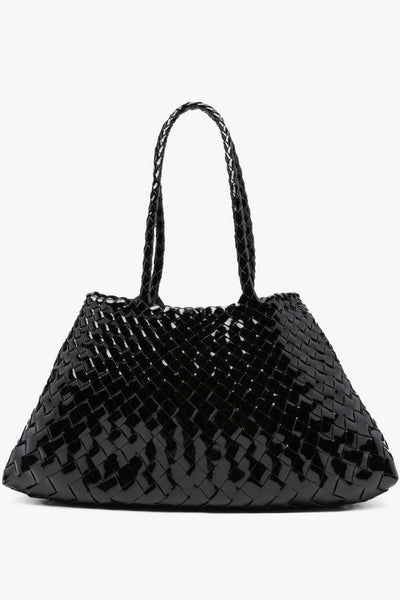 Borsa Nero Donna Tote Lucida