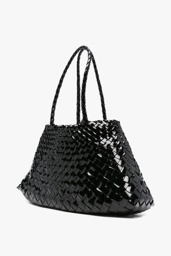 Borsa Nero Donna Tote Lucida - 3