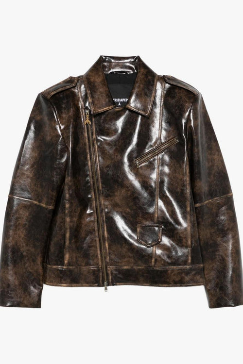 Giubbotto Marrone Donna