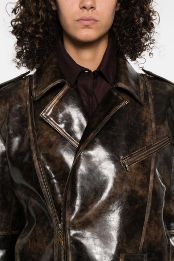 Giubbotto Marrone Donna - 4