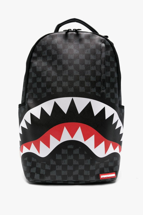 Zaino Nero Unisex Scacchi Bocca Dentata
