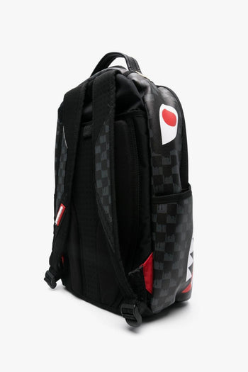 Zaino Nero Unisex Scacchi Bocca Dentata - 3