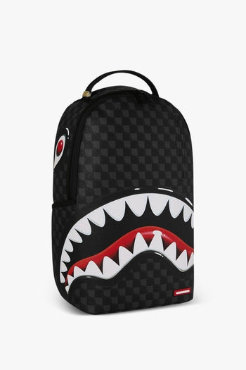 Zaino Checkered Shark Uomo Nero - 4