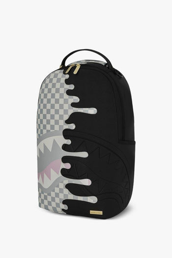 Zaino Cream Check Unfinished Shark Uomo Nero - 4