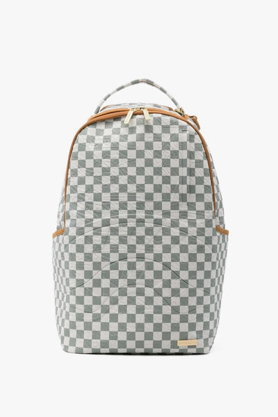 Zaino 3AM Check Uomo Bianco-Grigio