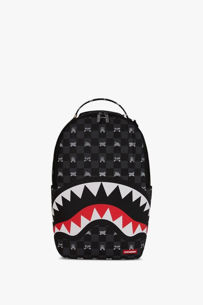 Zaino Gray Peeking Character Check Uomo Nero