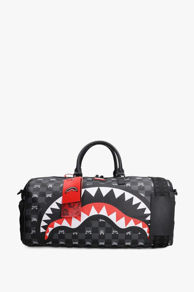 Borsone Gray Peeking Character Check Uomo Grigio