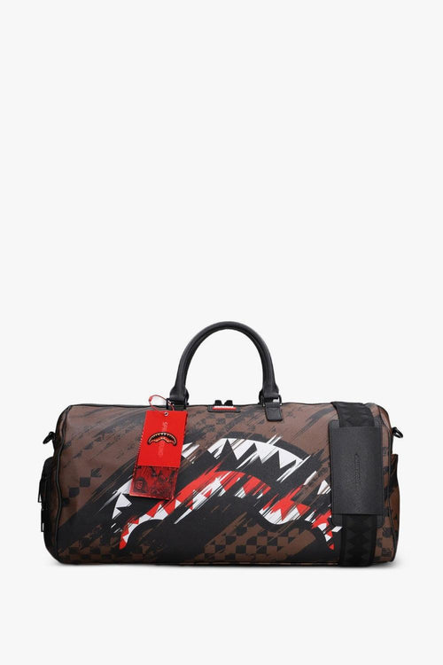 Borsone Smeared Grunge Uomo Marrone