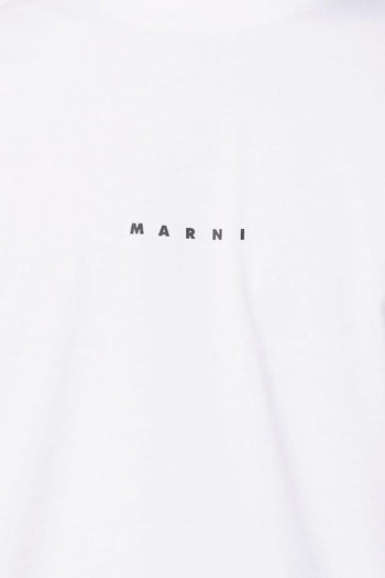 T-shirt Bianco Uomo Micro Logo - 4