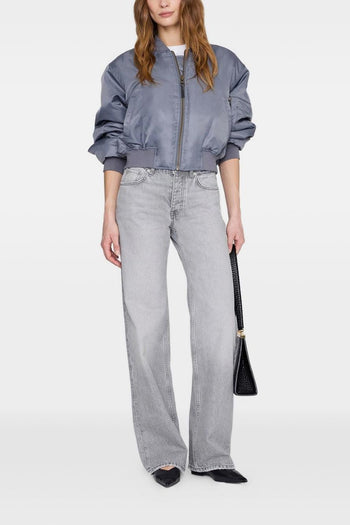 Giubbotto Bomber Donna Grigio - 3