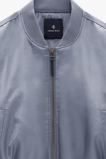 Giubbotto Bomber Donna Grigio - 5