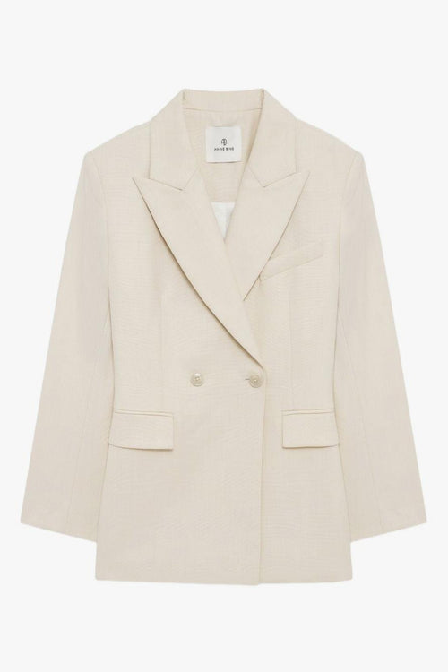 Giacca Doppiopetto Donna Beige